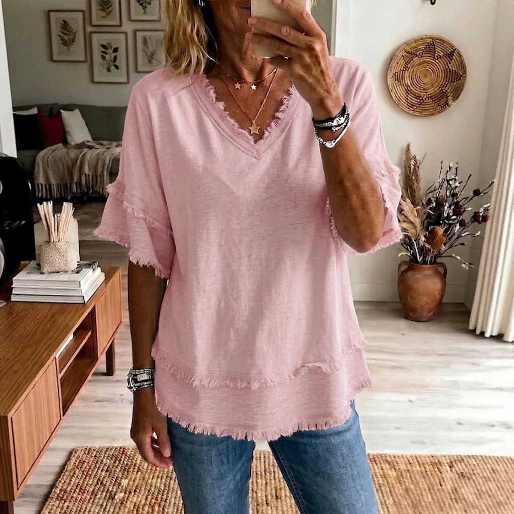 Women’s V-Neck Blouse