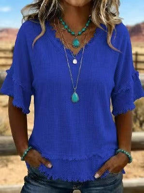 Women’s V-Neck Blouse
